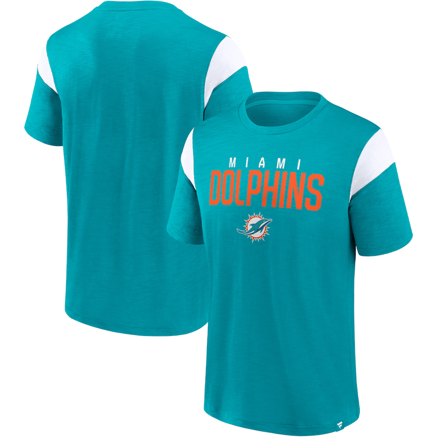 Miami Dolphins Aqua Home Stretch Team T-Shirt - Man