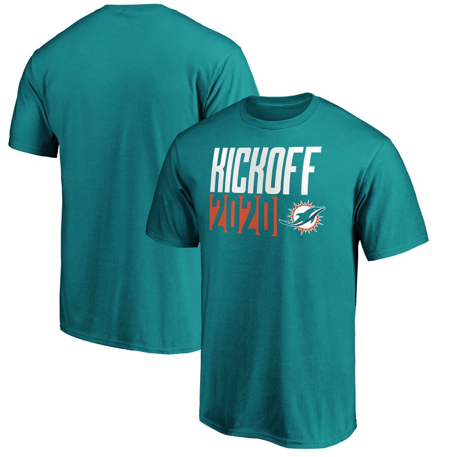 Miami Dolphins Aqua Kickoff 2020 T-Shirt - Man
