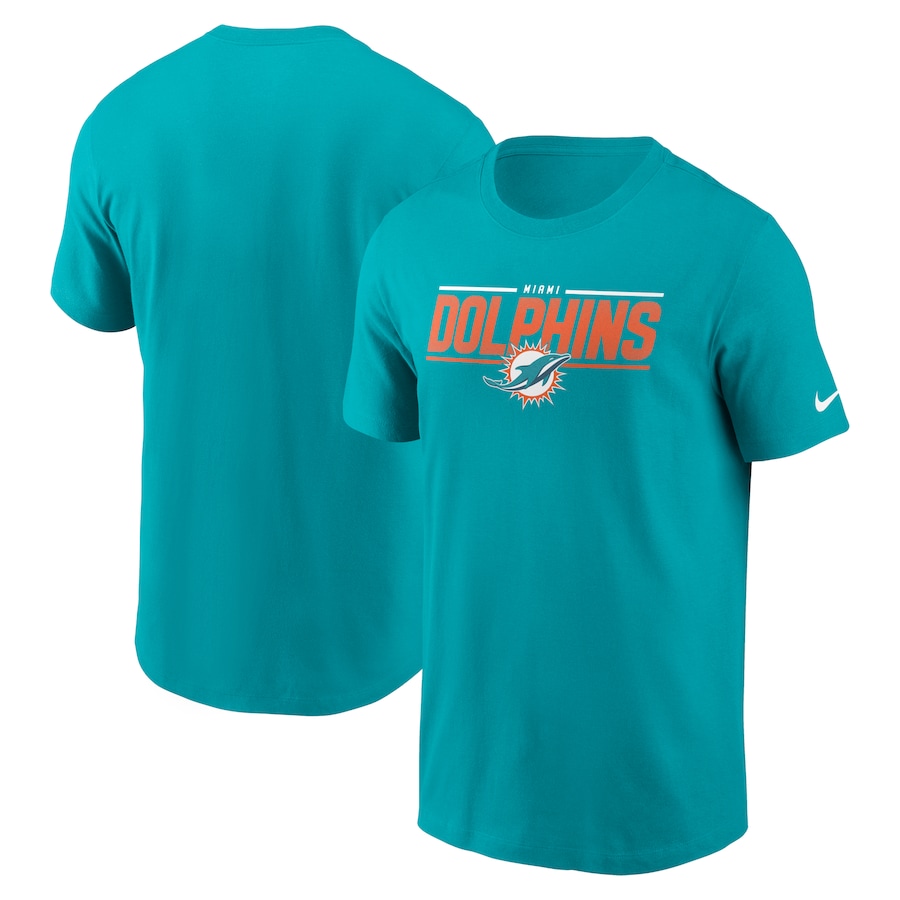 Miami Dolphins Football Aqua Muscle T-Shirt - Man