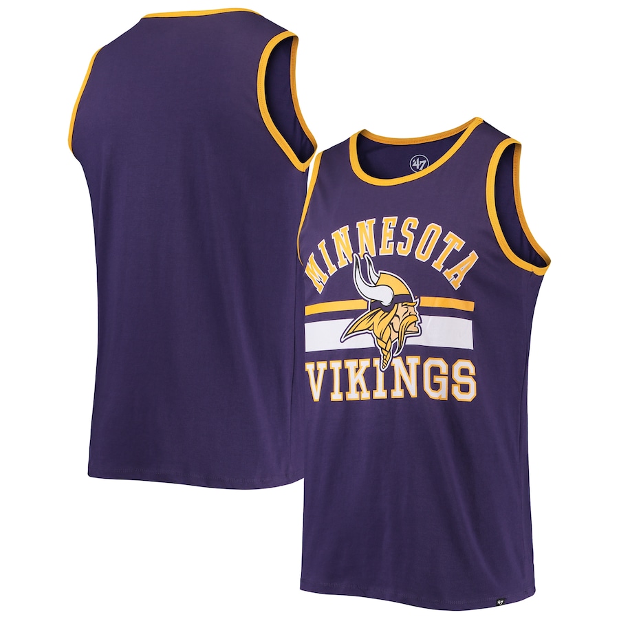 Minnesota Vikings '47 Purple Edge Super Rival Tank Top - Man
