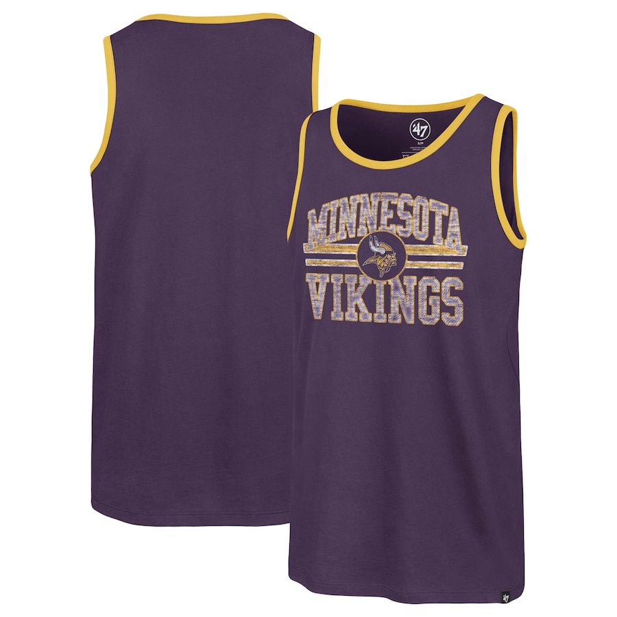 Minnesota Vikings '47 Purple Winger Franklin Tank Top - Man