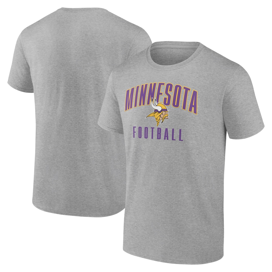 Minnesota Vikings Heather Gray Game Legend T-Shirt - Man Minnesota Vikings Heather Gray Game Legend T-Shirt - Man