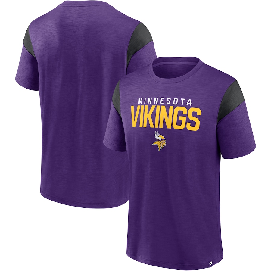 Minnesota Vikings Purple Home Stretch Team T-Shirt - Man Minnesota Vikings Purple Home Stretch Team T-Shirt - Man