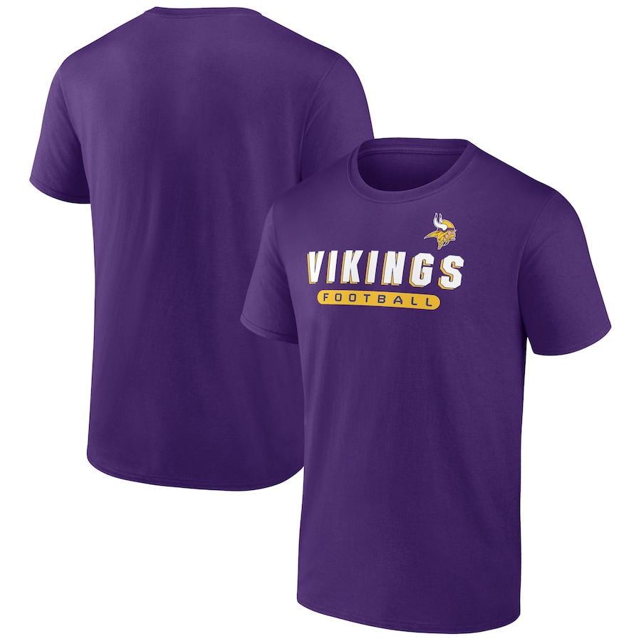 Minnesota Vikings Purple Spirit T-Shirt - Man Minnesota Vikings Purple Spirit T-Shirt - Man