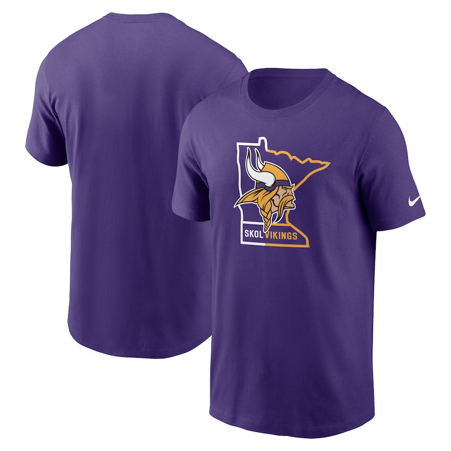 Minnesota Vikings Football Purple Essential Local Phrase T-Shirt - Man Minnesota Vikings Football Purple Essential Local Phrase T-Shirt - Man