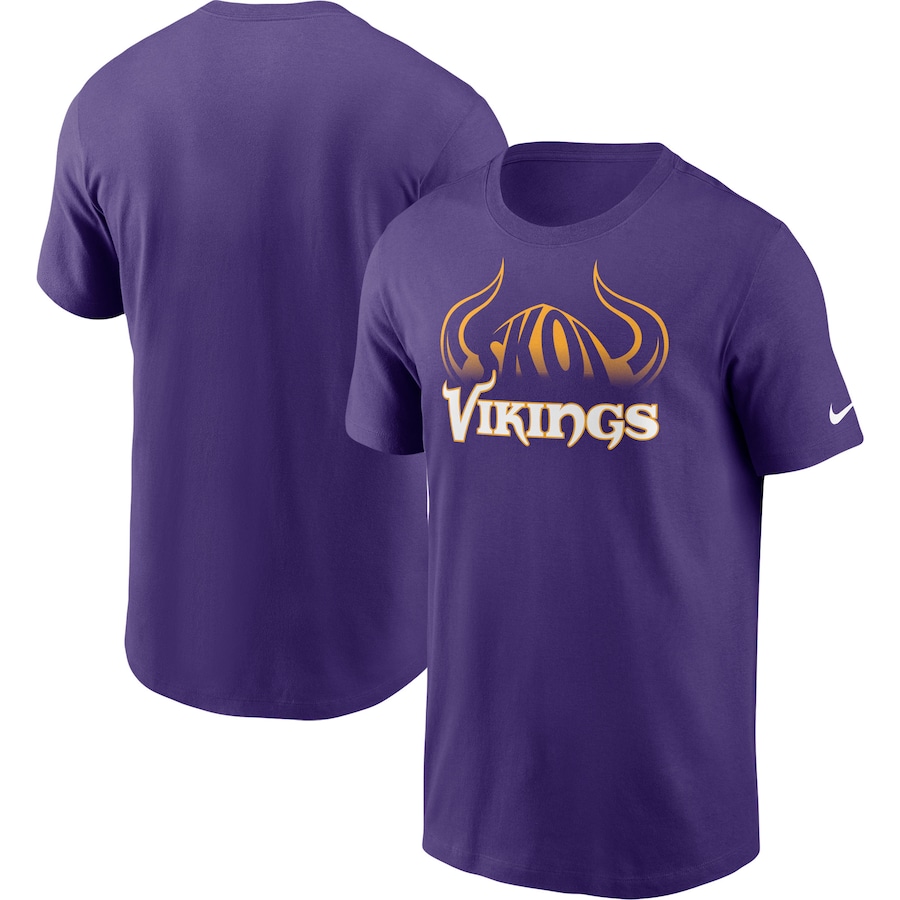 Minnesota Vikings Football Purple Hometown Collection Helmet T-Shirt - Man