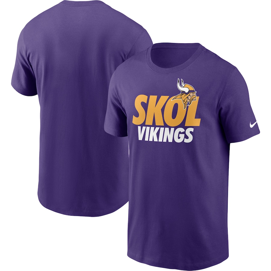 Minnesota Vikings Football Purple Hometown Collection Skol T-Shirt - Man