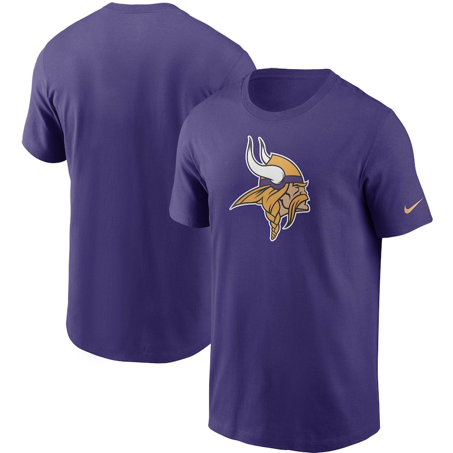 Minnesota Vikings Football Purple Primary Logo T-Shirt - Man Minnesota Vikings Football Purple Primary Logo T-Shirt - Man