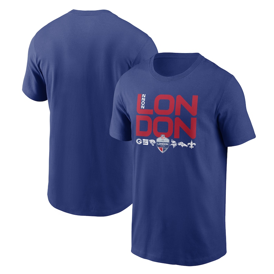 NFL Football Royal Essential London Games T-Shirt - Man NFL Football Royal Essential London Games T-Shirt - Man