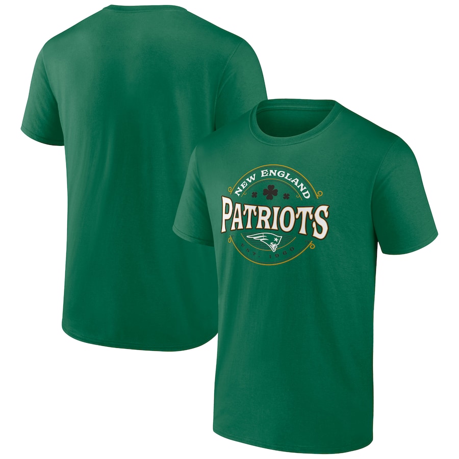New England Patriots Kelly Green Celtic T-Shirt - Man New England Patriots Kelly Green Celtic T-Shirt - Man