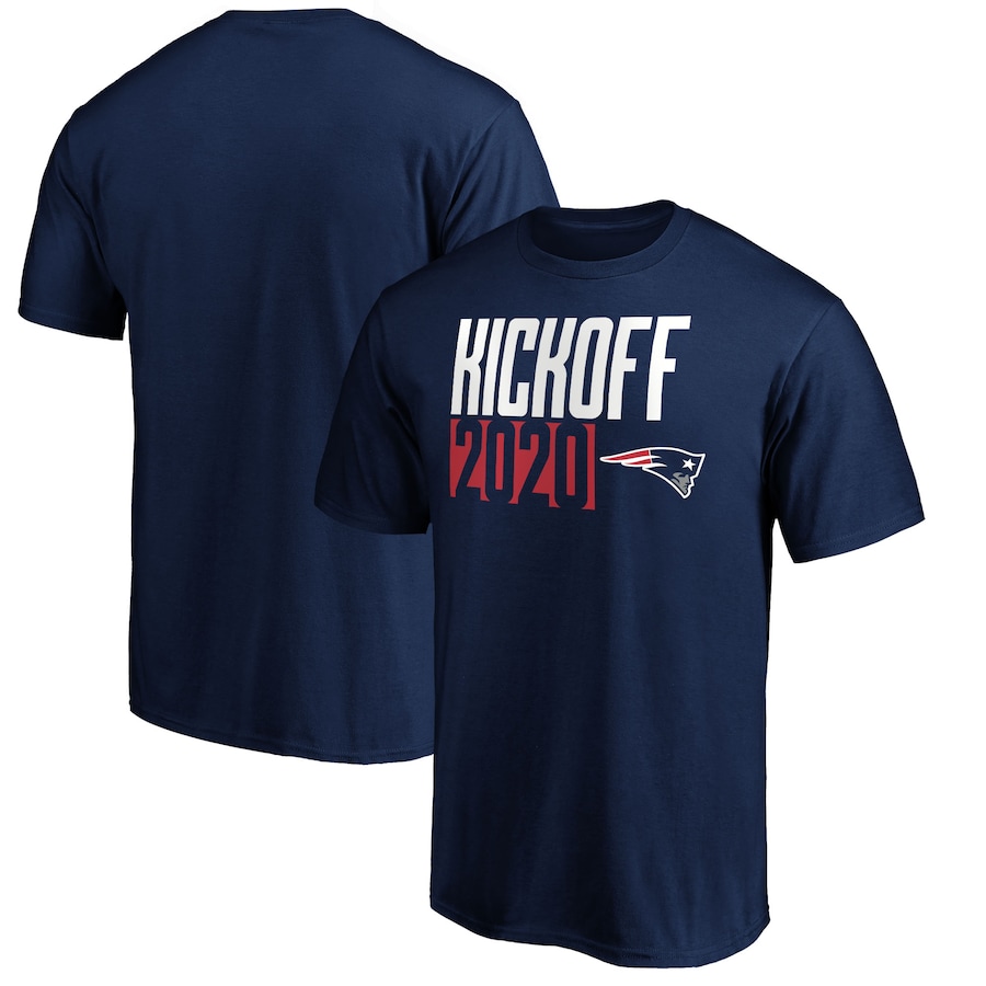 New England Patriots Navy Kickoff 2020 T-Shirt - Man New England Patriots Navy Kickoff 2020 T-Shirt - Man