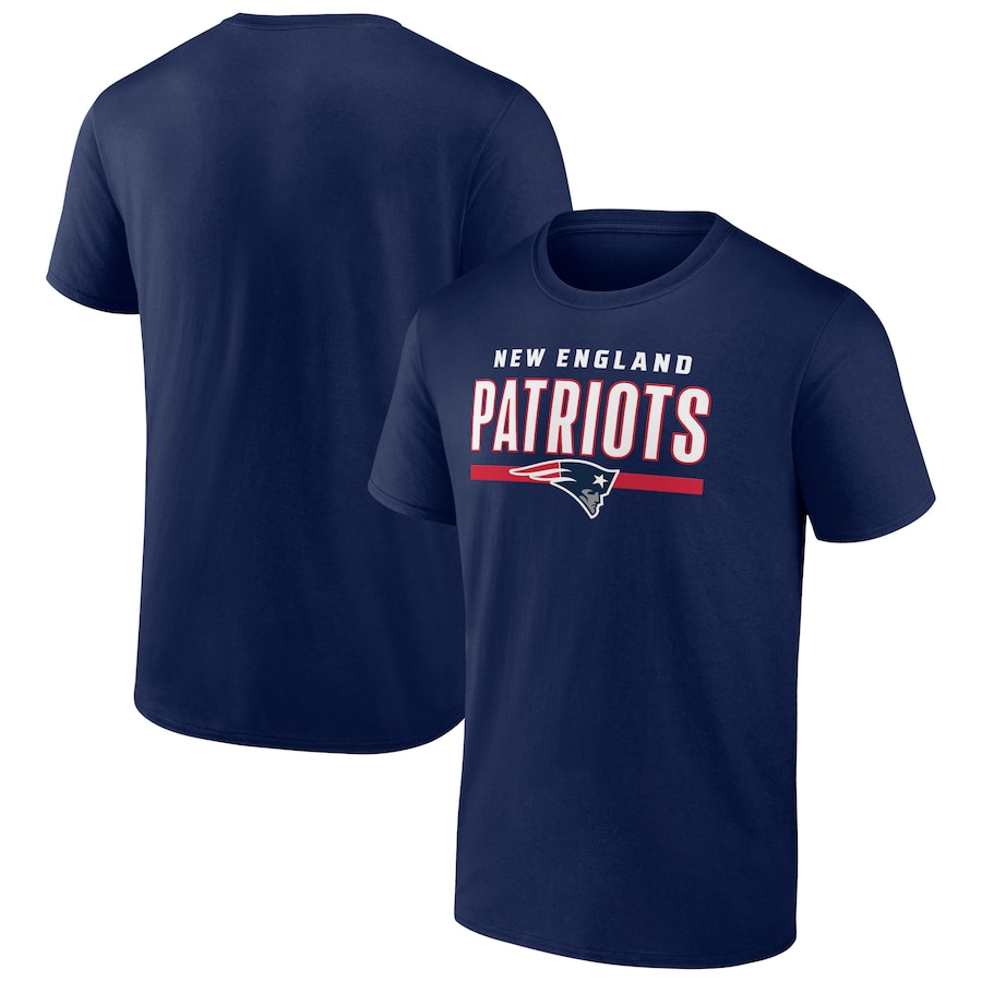 New England Patriots Navy Speed & Agility T-Shirt - Man New England Patriots Navy Speed & Agility T-Shirt - Man