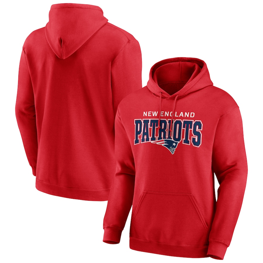 New England Patriots Red Continued Dynasty Pullover Hoodie - Man