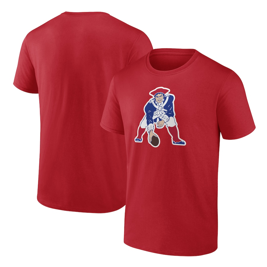 New England Patriots Red Primary Team Logo T-Shirt - Man New England Patriots Red Primary Team Logo T-Shirt - Man