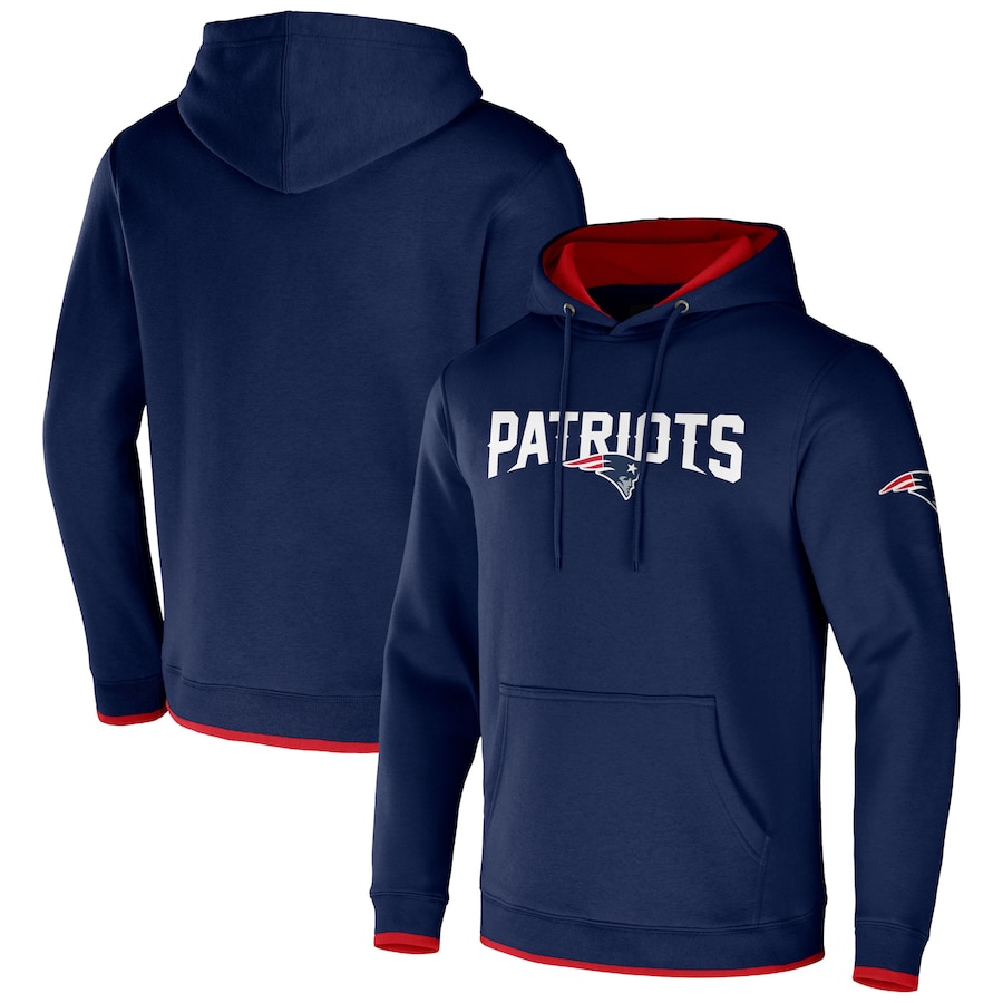 New England Patriots NFL x Darius Rucker Collection by USASportsStoreNavy Pullover Hoodie - Man