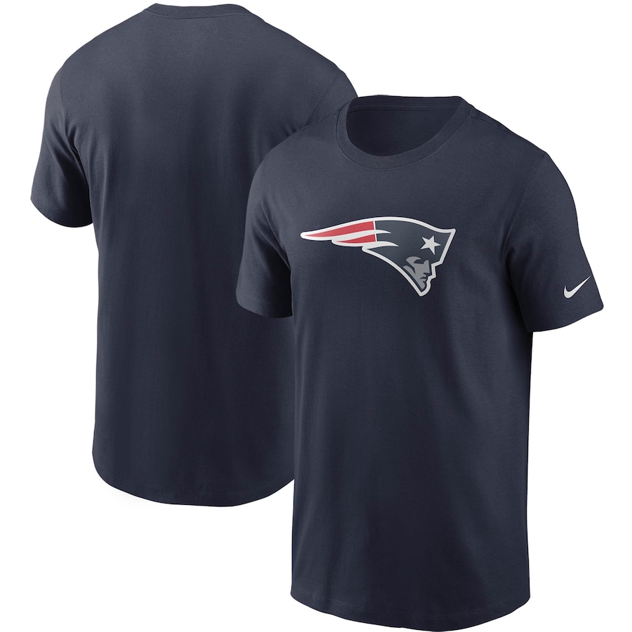 New England Patriots Football Navy Primary Logo T-Shirt - Man New England Patriots Football Navy Primary Logo T-Shirt - Man