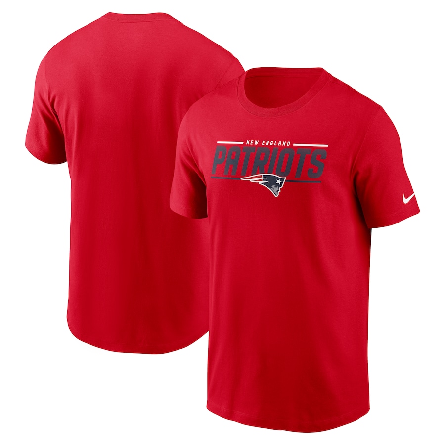 New England Patriots Football Red Muscle T-Shirt - Man