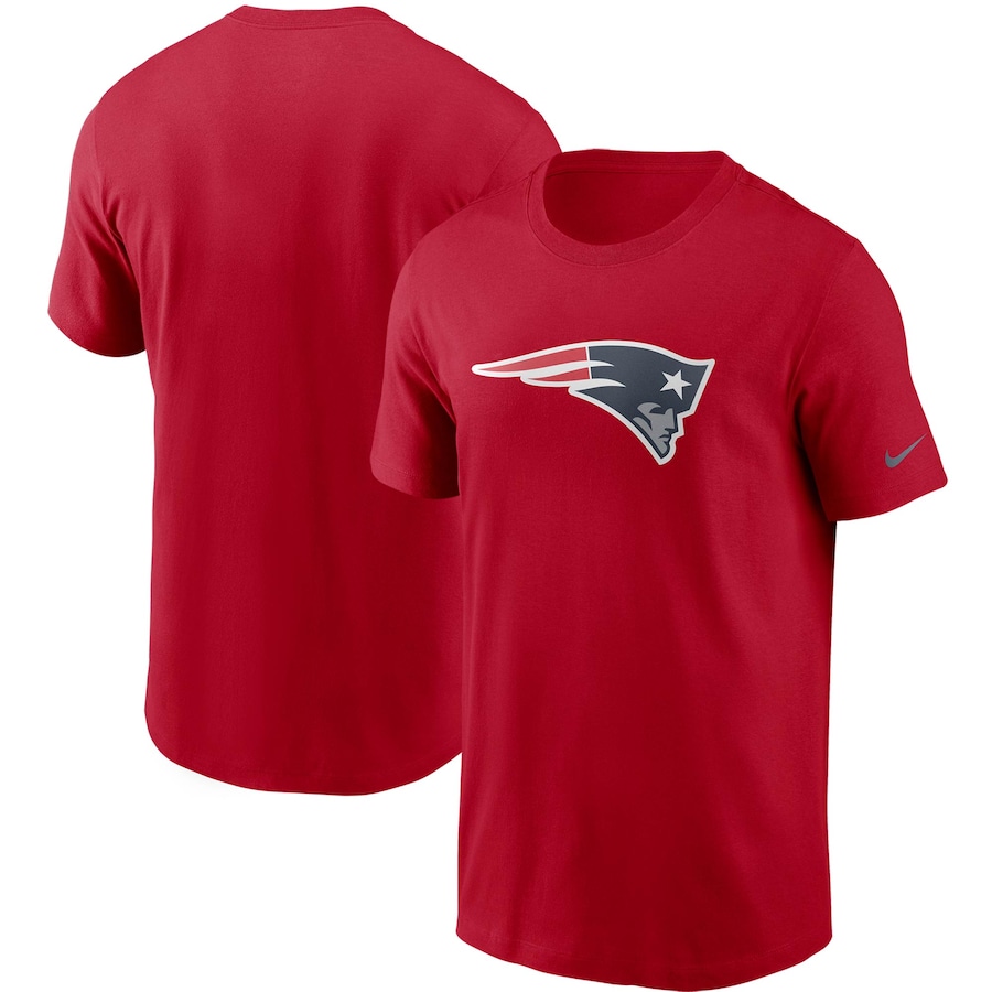 New England Patriots Football Red Primary Logo T-Shirt - Man New England Patriots Football Red Primary Logo T-Shirt - Man