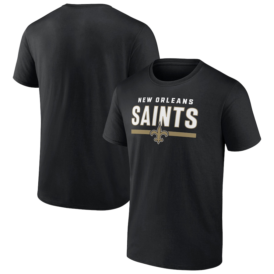 New Orleans Saints Black Speed & Agility T-Shirt - Man New Orleans Saints Black Speed & Agility T-Shirt - Man