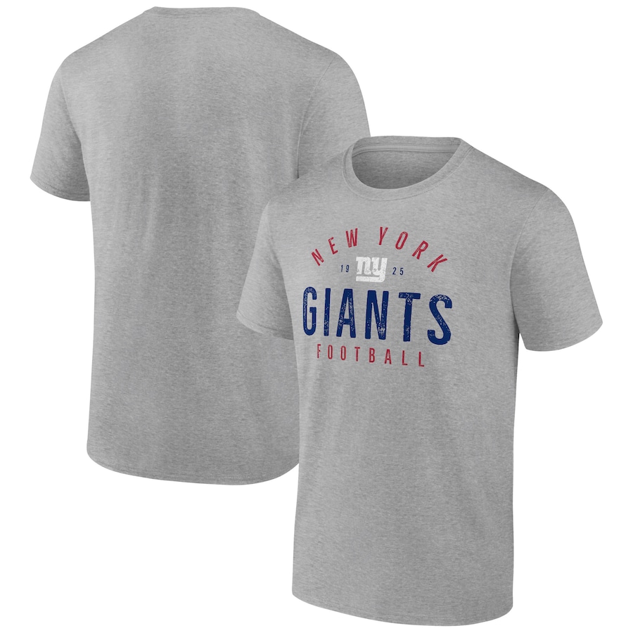 New York Giants Heather Gray Legacy T-Shirt - Man New York Giants Heather Gray Legacy T-Shirt - Man