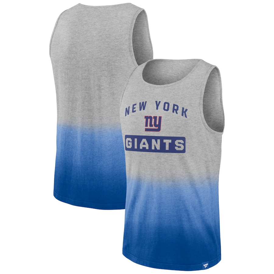 New York Giants Heathered Gray/Royal Our Year Tank Top - Man New York Giants Heathered Gray/Royal Our Year Tank Top - Man