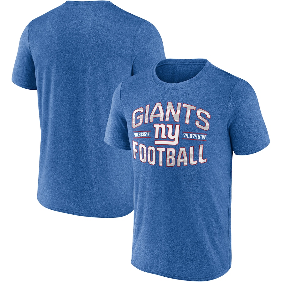 New York Giants Heathered Royal Want To Play T-Shirt - Man