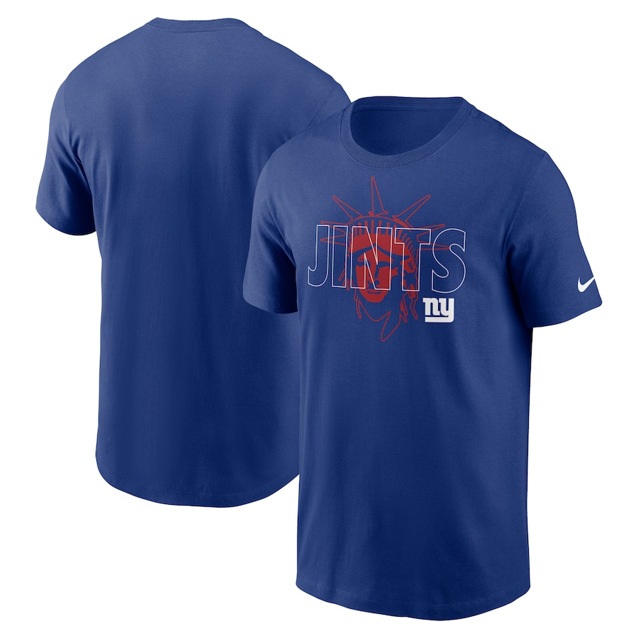 New York Giants Football Royal Local Essential T-Shirt - Man New York Giants Football Royal Local Essential T-Shirt - Man