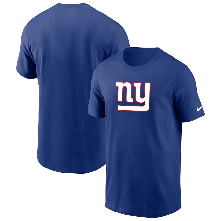 New York Giants Football Royal Primary Logo T-Shirt - Man New York Giants Football Royal Primary Logo T-Shirt - Man