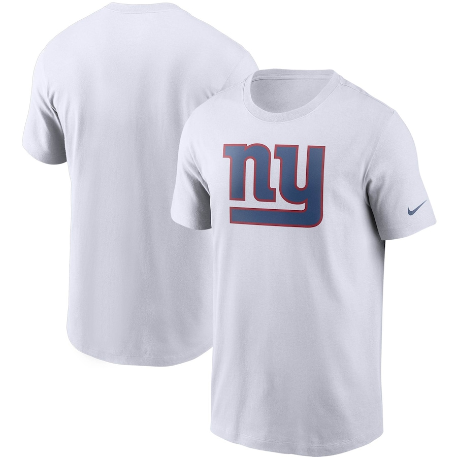 New York Giants Football White Primary Logo T-Shirt - Man New York Giants Football White Primary Logo T-Shirt - Man