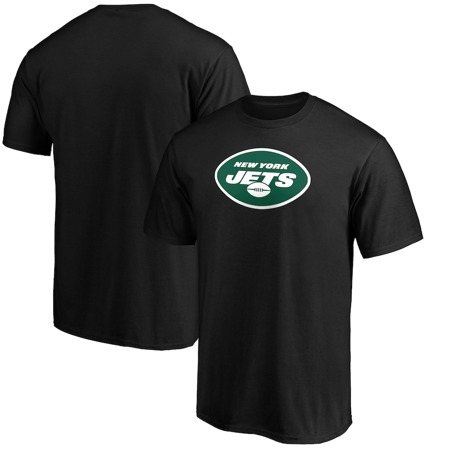 New York Jets Black Team Logo T-Shirt - Man