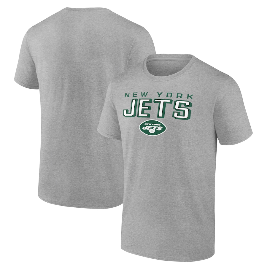 New York Jets Heather Gray Swagger T-Shirt - Man