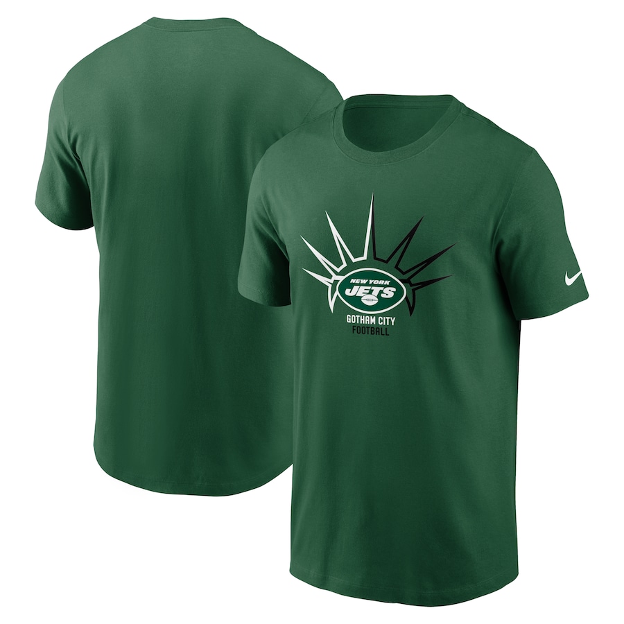 New York Jets Football Green Essential Local Phrase T-Shirt - Man