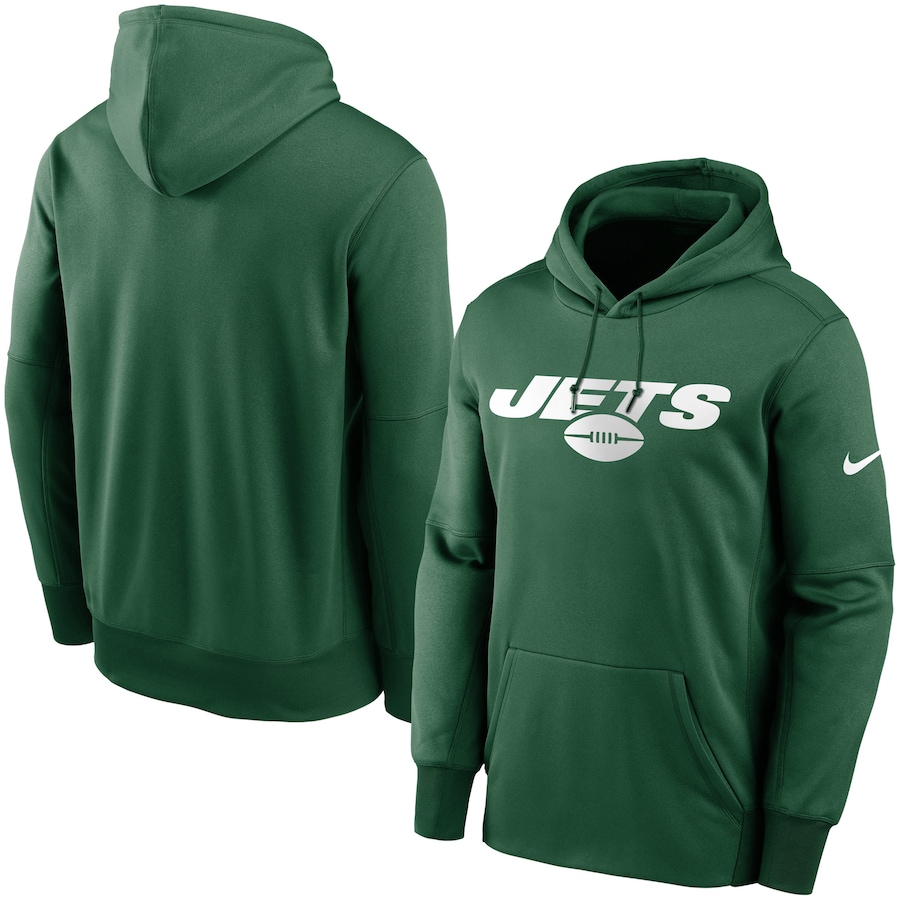 New York Jets Football Green Fan Gear Wordmark Performance Pullover Hoodie - Man New York Jets Football Green Fan Gear Wordmark Performance Pullover Hoodie - Man