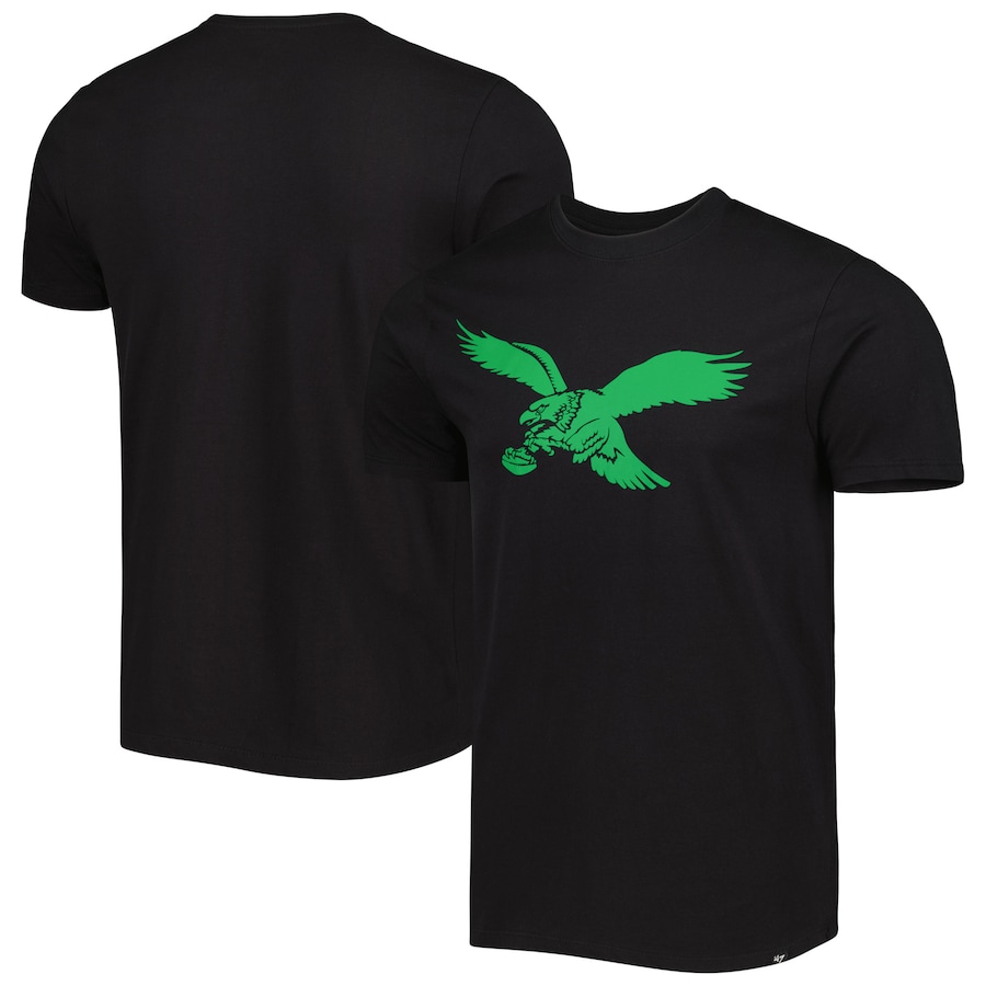 Philadelphia Eagles '47 Black Imprint Super Rival T-Shirt - Man