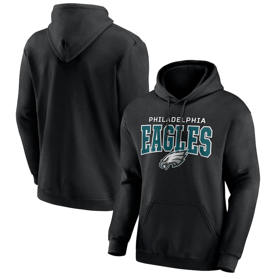 Philadelphia Eagles Black Continued Dynasty Pullover Hoodie - Man