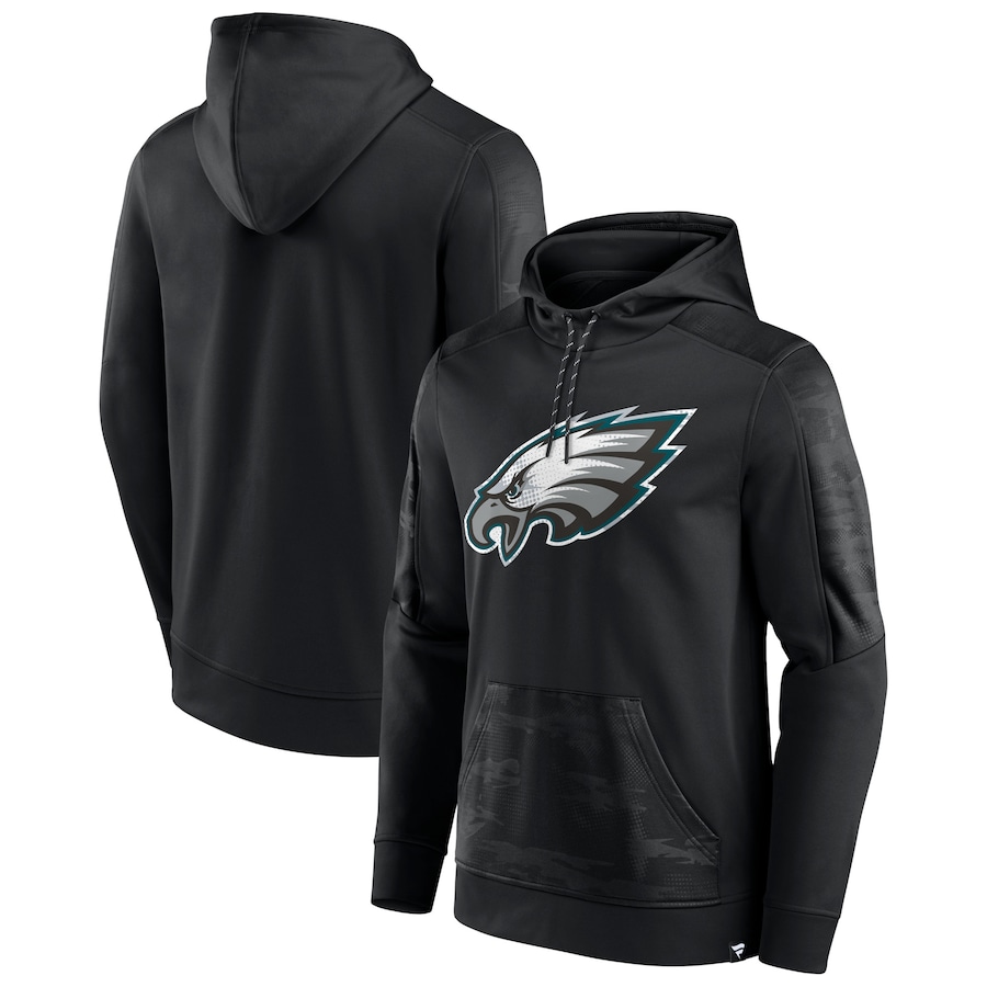 Philadelphia Eagles Black On The Ball Pullover Hoodie - Man