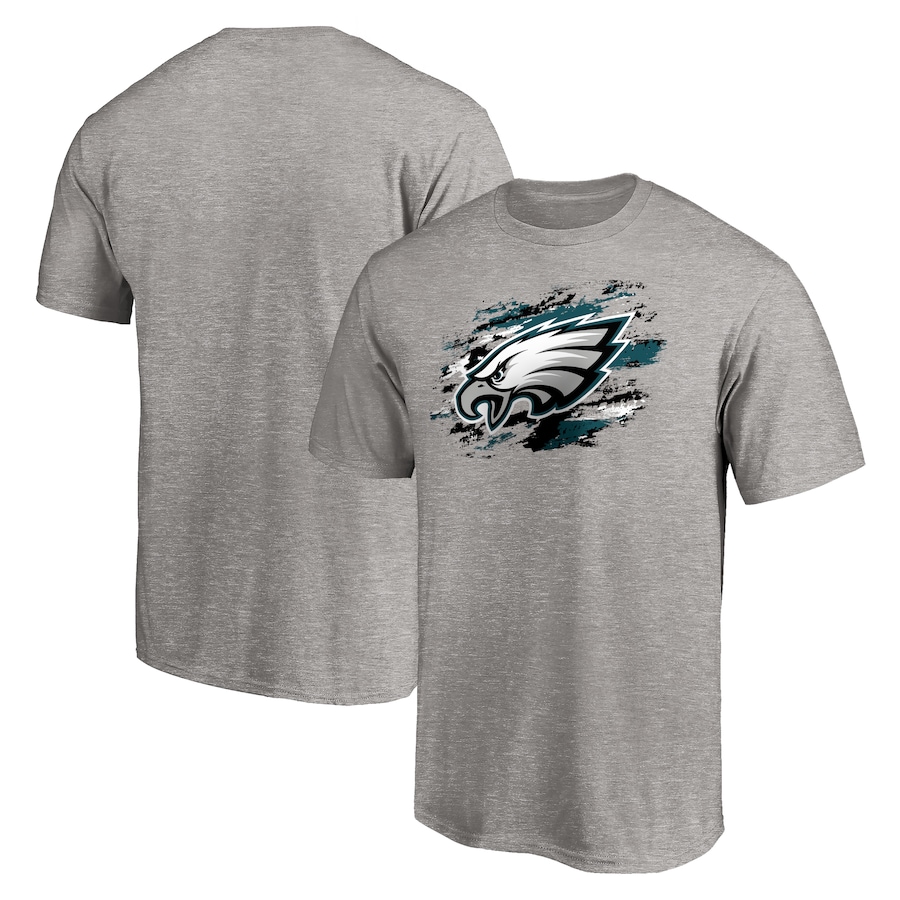 Philadelphia Eagles Heather Gray True Color T-Shirt - Man