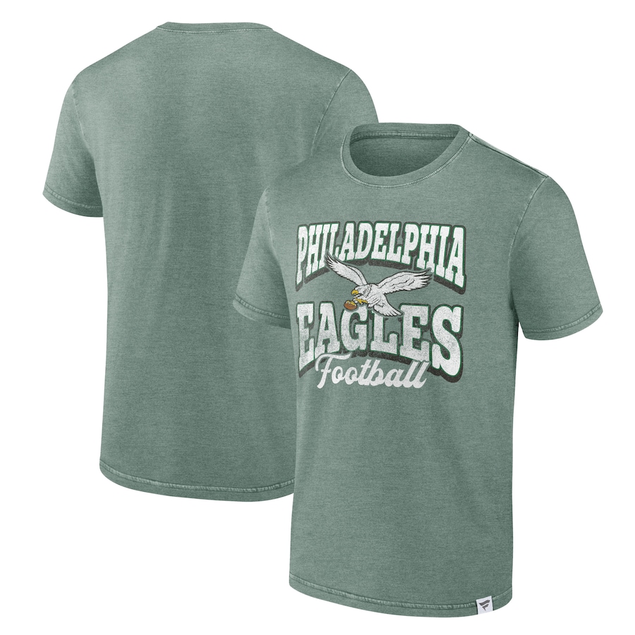 Philadelphia Eagles Heather Kelly Green Force Out T-Shirt - Man