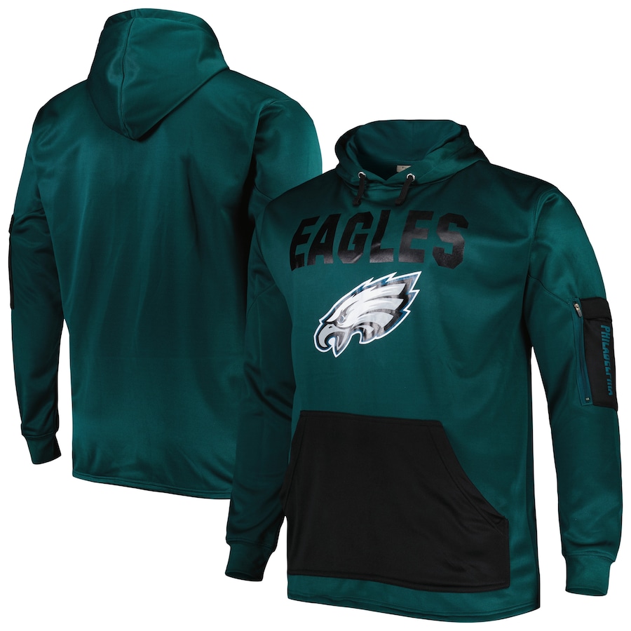 Philadelphia Eagles Midnight Green Pullover Hoodie - Man