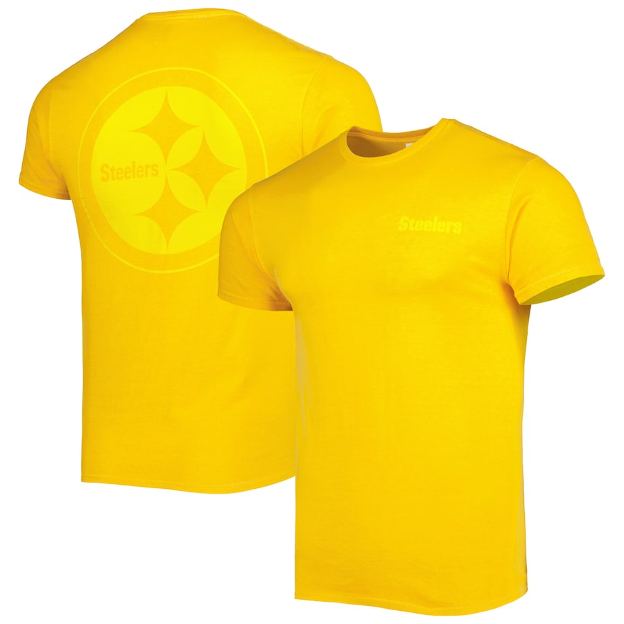 Pittsburgh Steelers '47 Gold Fast Track Tonal Highlight T-Shirt - Man