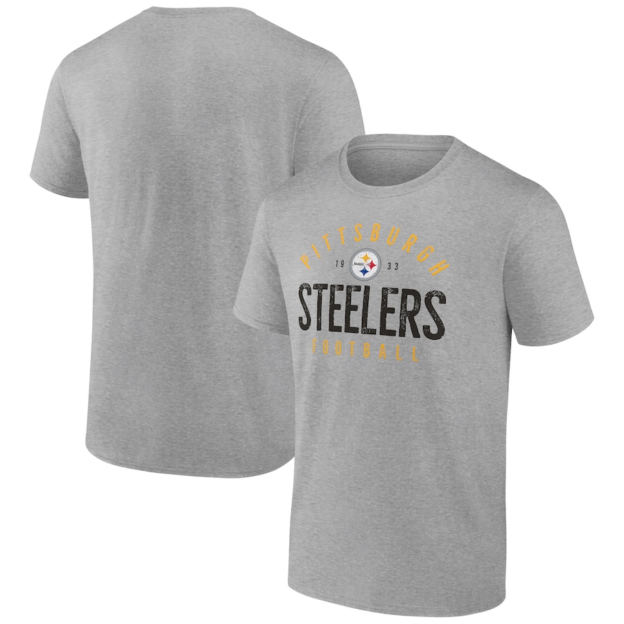 Pittsburgh Steelers Heather Gray Legacy T-Shirt - Man Pittsburgh Steelers Heather Gray Legacy T-Shirt - Man