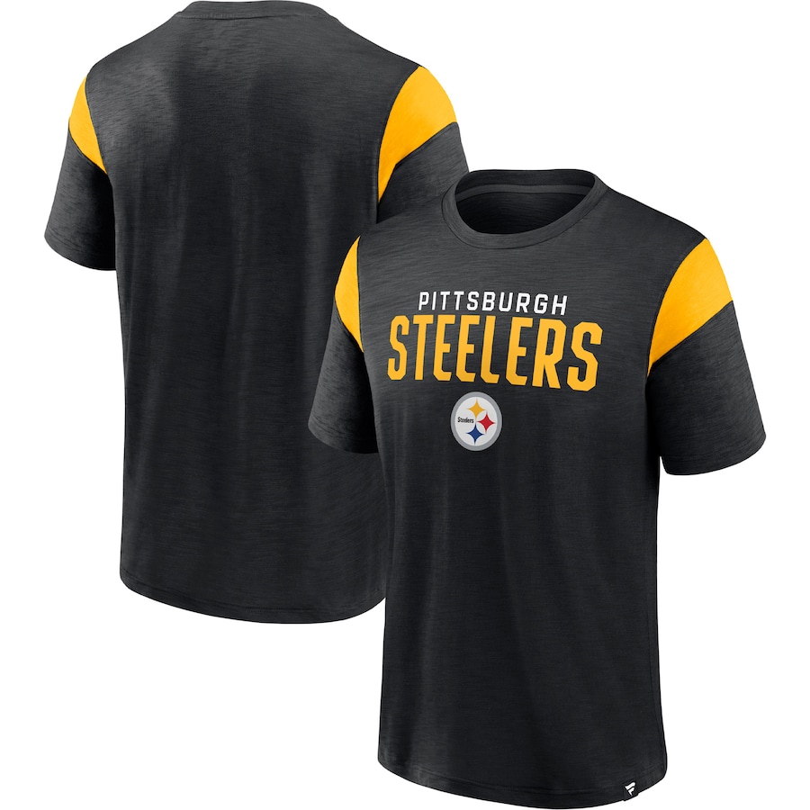 Pittsburgh Steelers Black Home Stretch Team T-Shirt - Man
