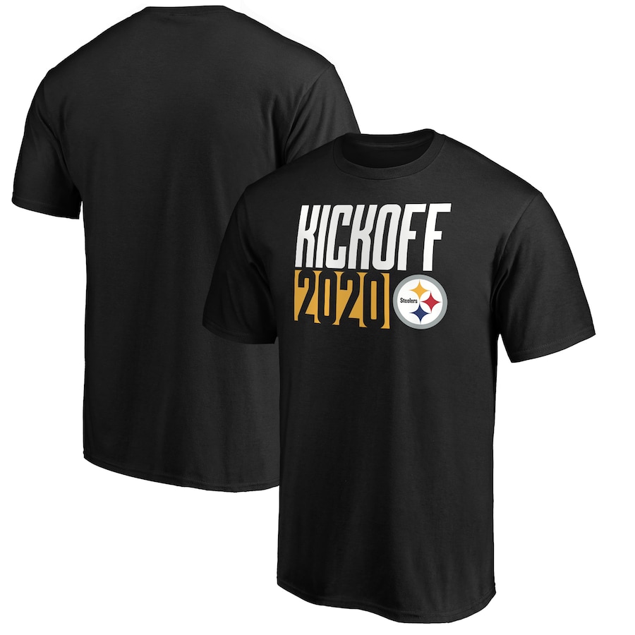 Pittsburgh Steelers Black Kickoff 2020 T-Shirt - Man