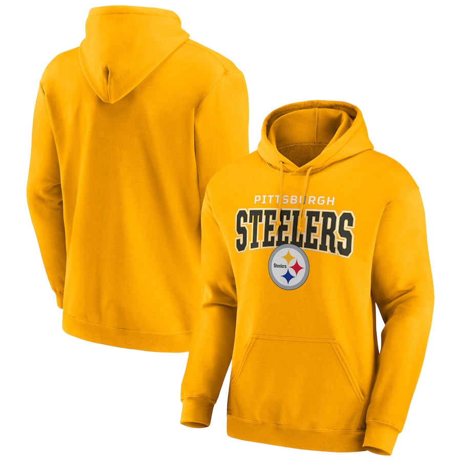 Pittsburgh Steelers Gold Continued Dynasty Pullover Hoodie - Man