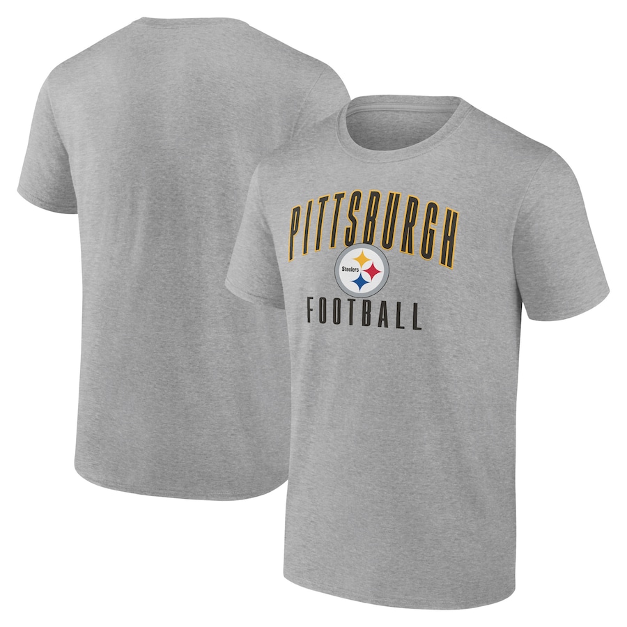 Pittsburgh Steelers Heather Gray Game Legend T-Shirt - Man Pittsburgh Steelers Heather Gray Game Legend T-Shirt - Man