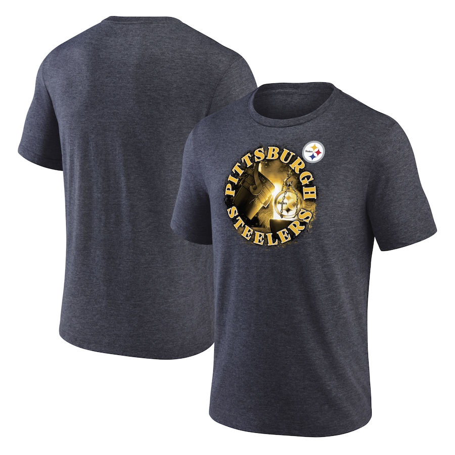 Pittsburgh Steelers Heathered Charcoal Sporting Chance T-Shirt - Man Pittsburgh Steelers Heathered Charcoal Sporting Chance T-Shirt - Man