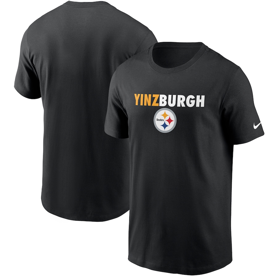 Pittsburgh Steelers Football Black Hometown Collection YBurgh T-Shirt - Man Pittsburgh Steelers Football Black Hometown Collection YBurgh T-Shirt - Man