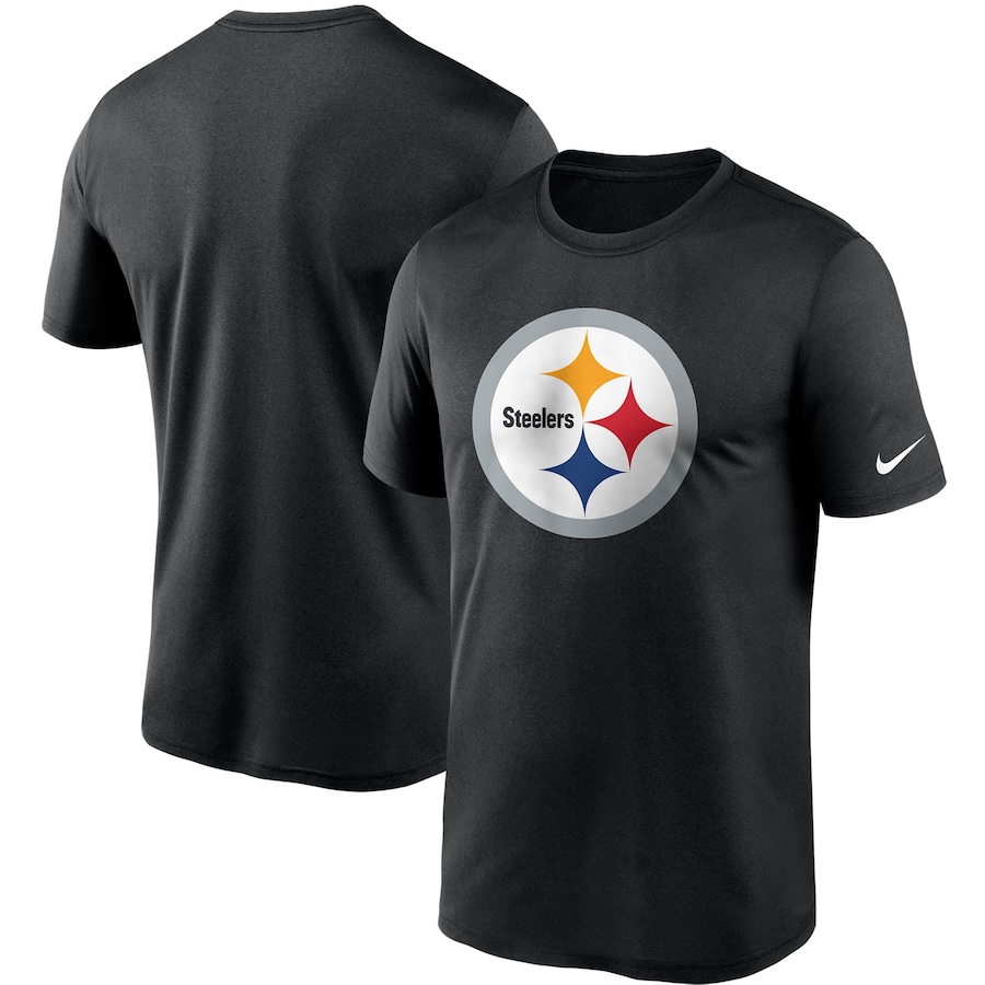 Pittsburgh Steelers Football Black Logo Essential Legend Performance T-Shirt - Man Pittsburgh Steelers Football Black Logo Essential Legend Performance T-Shirt - Man