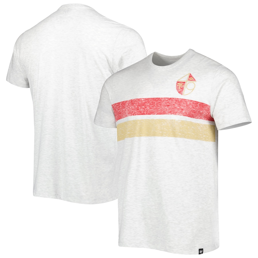 San Francisco 49ers '47 Heathered Gray Franklin Bars Bond T-Shirt - Man
