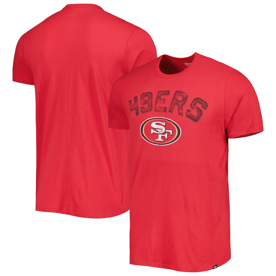 San Francisco 49ers '47 Scarlet All Arch Franklin T-Shirt - Man